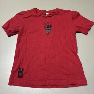 Adidas Kids Tshirts Boys Manchester United Tee Red Short Sleve Youth Size XS